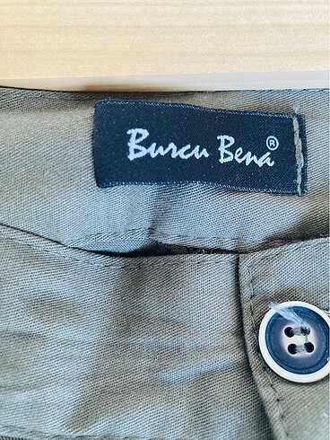 Haki cepli spor pantolon - Görsel 3