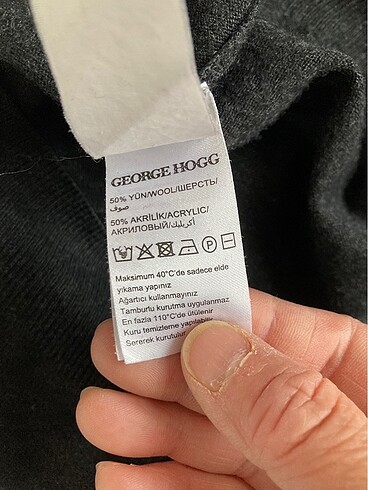 Antrasit yünlü kazak - Görsel 4