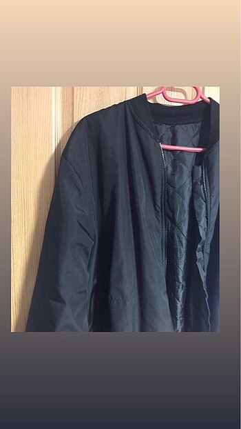 Oversize bomber ceket