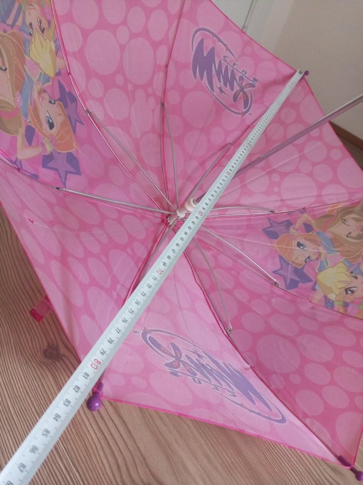 Pembe Desenli Kız Çocuk #winx Şemsiye - Görsel 5
