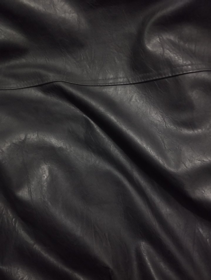 dessa hakiki deri siyah kalin ceket - Görsel 3