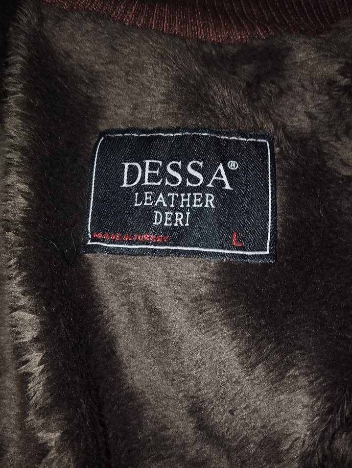 dessa hakiki deri ceket - Görsel 5