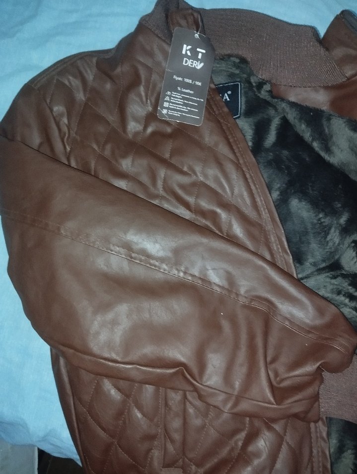 dessa hakiki deri ceket - Görsel 3