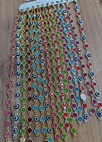 Nazar boncuklu bileklik&halhal - Görsel 6