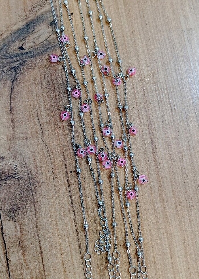 Nazar boncuklu bileklik&halhal - Görsel 2