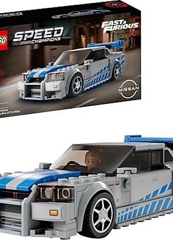 Lego Nissan skyline r34 f&f brn34