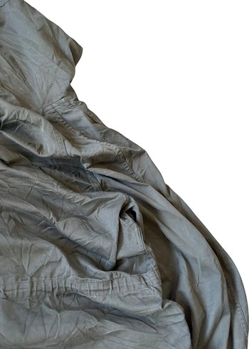 Kapüşonlu Gri Parka - Görsel 4