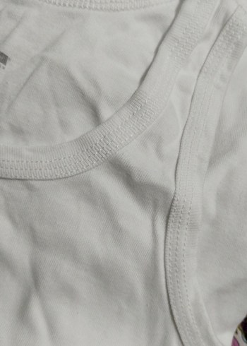 Beyaz Erkek Çocuk Atlet - Görsel 3