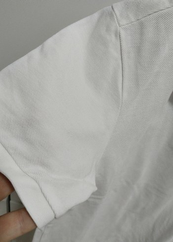 9 Yaş Beden beyaz Renk Beyaz Erkek Çocuk Polo Tişört