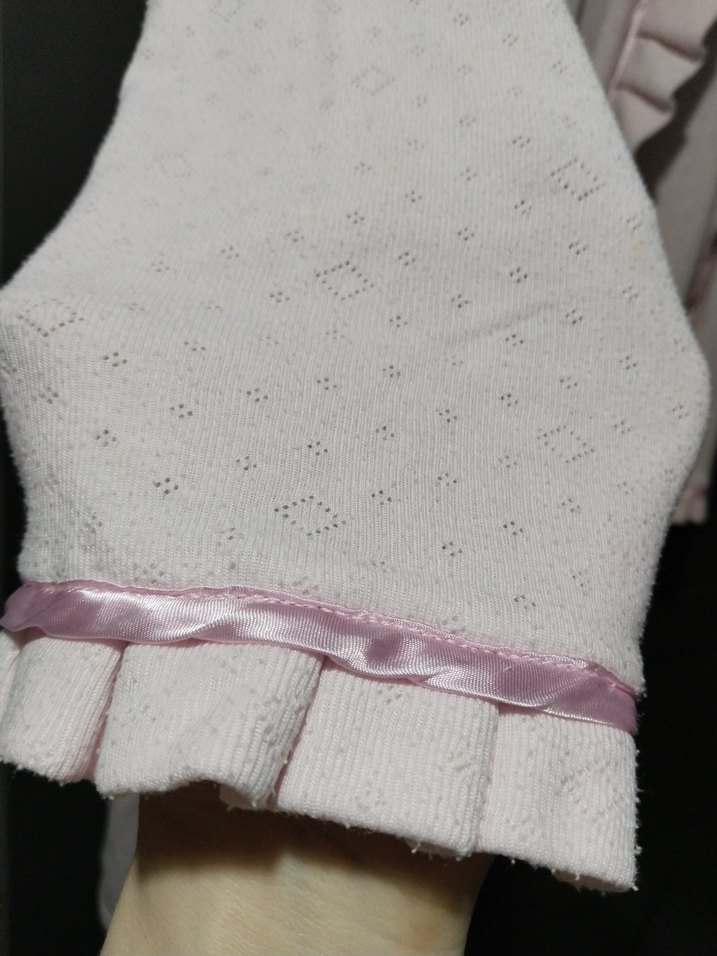 Pembe Uzun Kollu Uzun Boy Sabahlık - Görsel 4