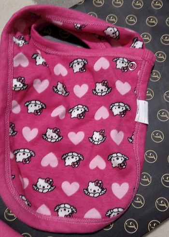 Renkli Baskılı Pembe Bebek Önlüğü - Görsel 4