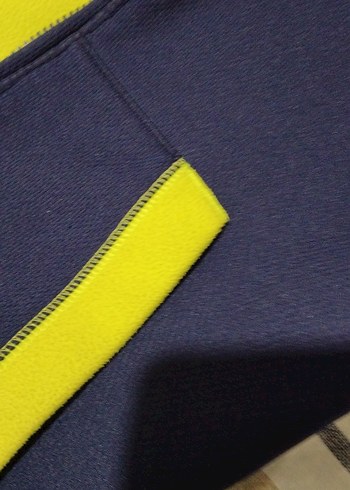 Çocuklar için Kapüşonlu Fermuarlı Mavi Sweatshirt - Görsel 10