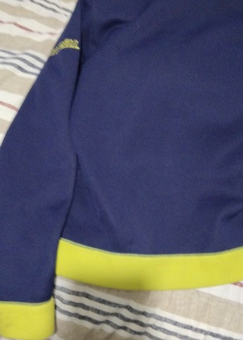 Çocuklar için Kapüşonlu Fermuarlı Mavi Sweatshirt - Görsel 6