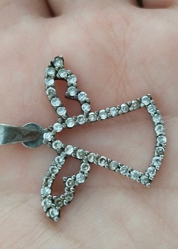 Sterling silver 925 gümüş Melek Figürlü Kolye