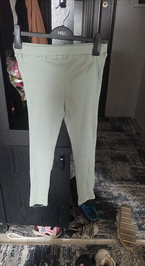 Gri Streç çocuk Spor Tayt - Görsel 4