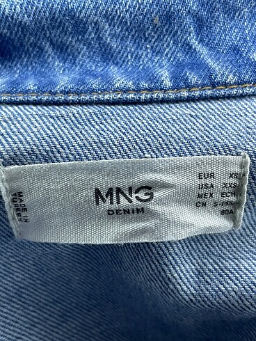 xs Beden mavi Renk Mango Kot Ceket %70 İndirimli.