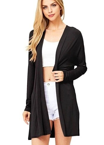 Diğer L-XL SIYAH UZUN KOLLU VISKON HIRKA