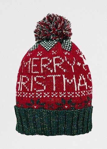 kırmızı Merry Christmas Bere 