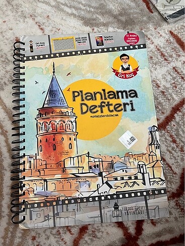 Planlama defteri gri koç