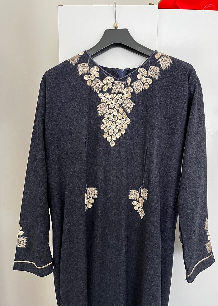 İşleme detaylı elbise - Görsel 2