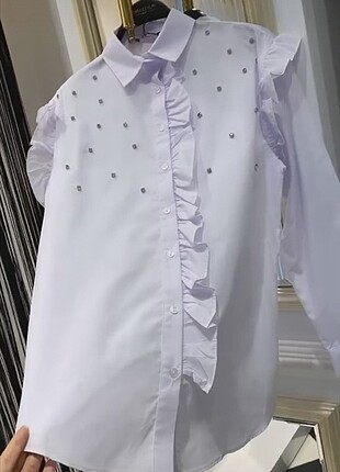 Zara Ykz ceylan sıfır beyaz gömlek