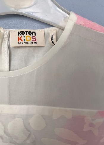 Kız Çocuk Beyaz Piliseli Bohem Elbise - Görsel 2