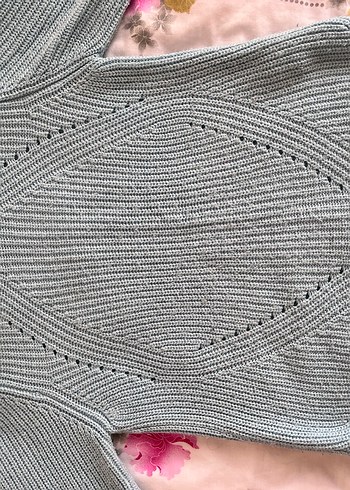 Turkuaz Kadın Triko Kazak - Görsel 2