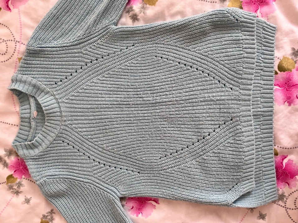 Turkuaz Kadın Triko Kazak - Görsel 2