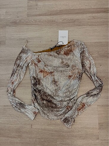 Pull and Bear Pull&Bear Simli Bluz