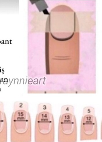 Flormar Kahverengi Beyaz Nail Art Takma Tırnak