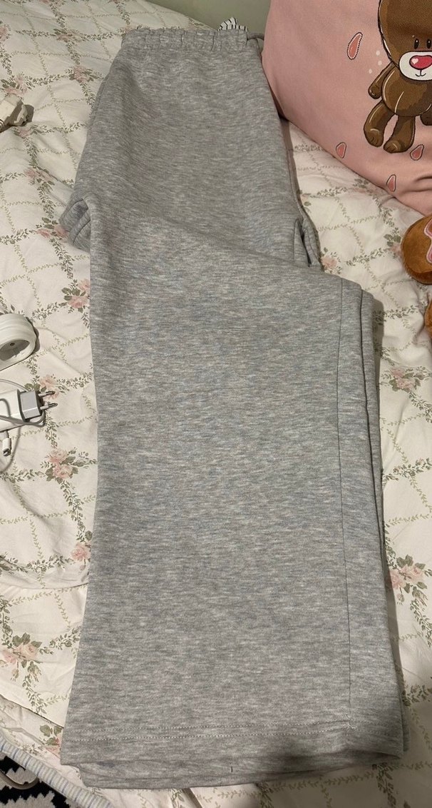 Lefties Gri Kadın Pamuklu Rahat Kesim Eşofman - Görsel 3