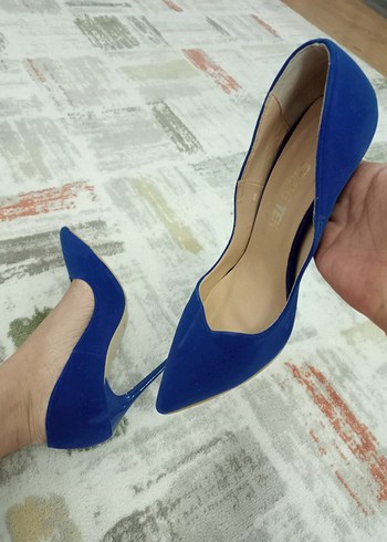 Diğer Kadın Mavi Stiletto Topuklu Ayakkabı