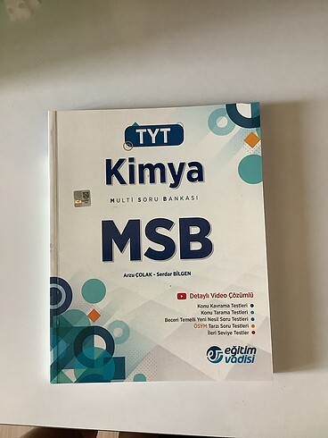 Eğitim vadisi tyt kimya multi soru bankası