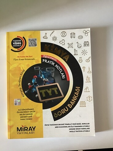 Miray tyt kimya konu anlatımlı soru bankası