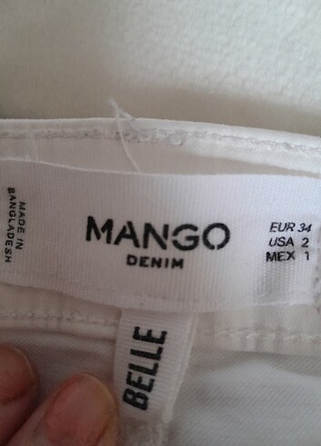 Mango Mangi beyaz pantolon sorunsuz