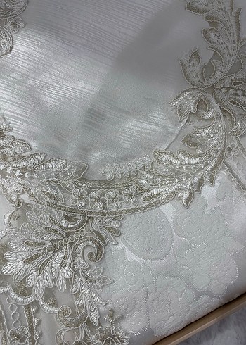 Krem yatak örtüsü - Görsel 2