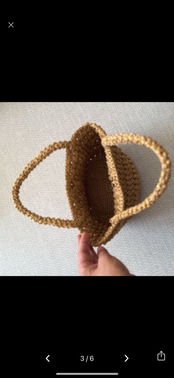 Hasır örgü  Kadın Çanta - Görsel 3