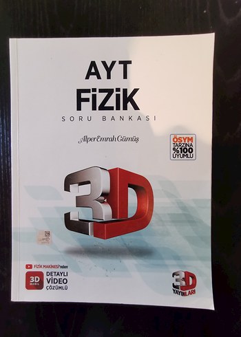 AYT Fizik Soru Bankası 3D Yayınları