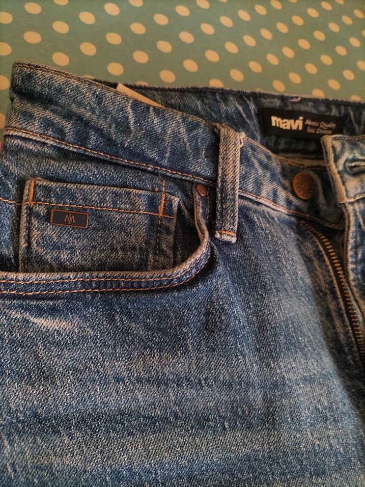 Mavi Mom Jean - Görsel 4