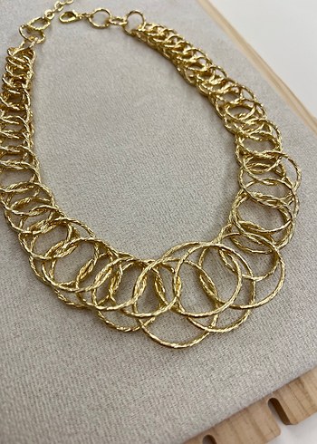 Büyük Zincir Kadın Kolye - Görsel 2