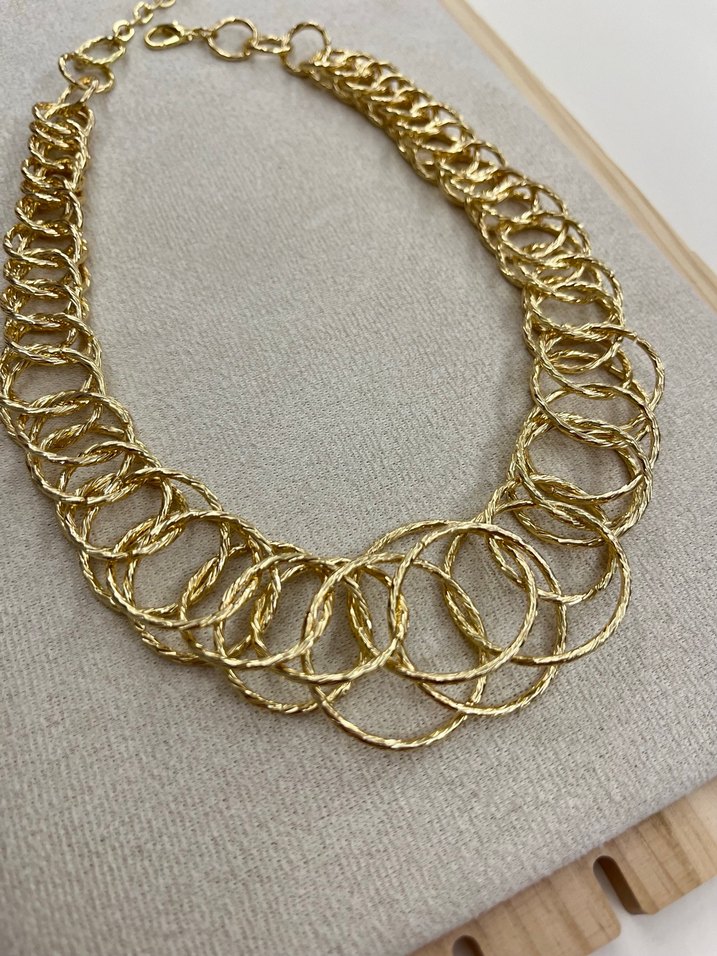 Büyük Zincir Kadın Kolye - Görsel 2