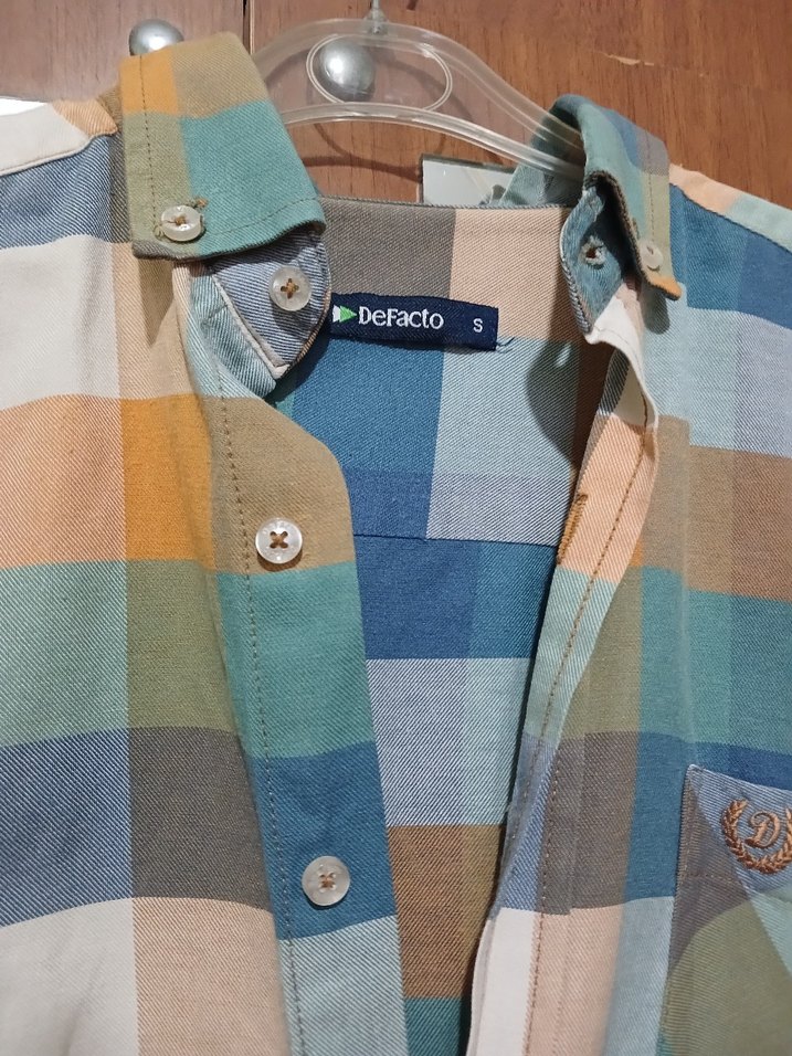 Erkek Çok Renkli Pamuklu Gömlek - Görsel 2