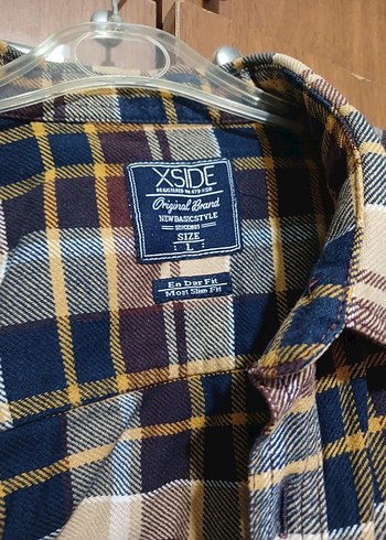 Erkek Kahverengi Ekose Gömlek, Uzun Kollu, Rahat Kesim - Görsel 4