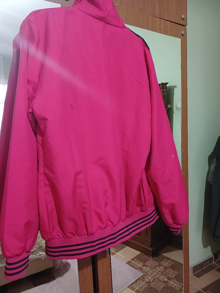 Pembe Parlak Spor Kadın Ceket - Görsel 2
