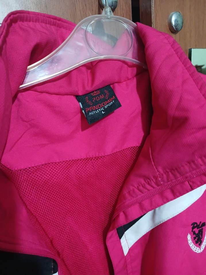 Pembe Parlak Spor Kadın Ceket - Görsel 3