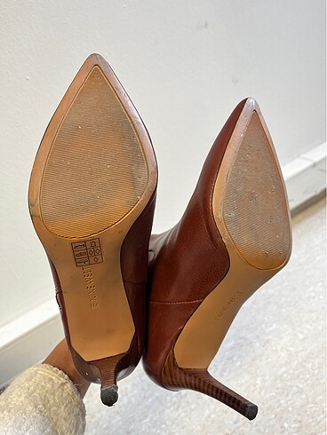 39,5 Beden kahverengi Renk Nine west topuklu ayakkabı ( bootie)