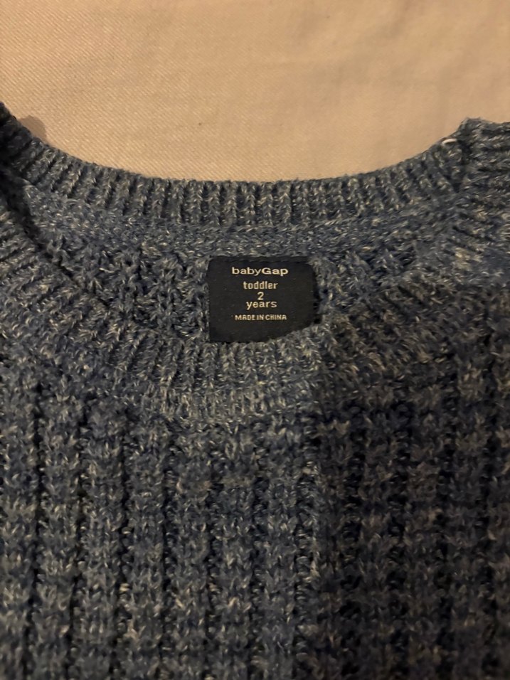 Gri Triko erkek çocuk kazak - Görsel 2