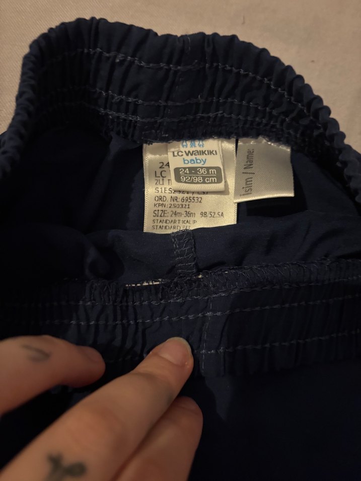 Koyu Mavi Erkek Çocuk Mayo Şortu - Görsel 2