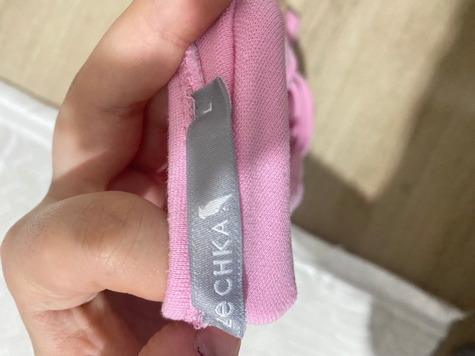 Pembe  kolsuz uzun crop - Görsel 3