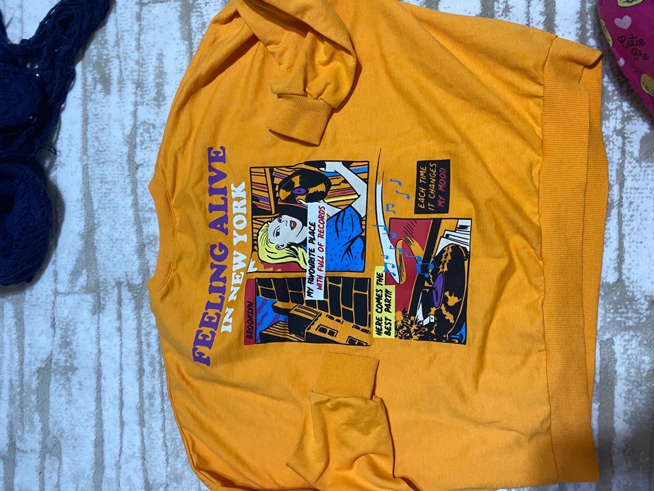 Turuncu  sweat kısa - Görsel 2